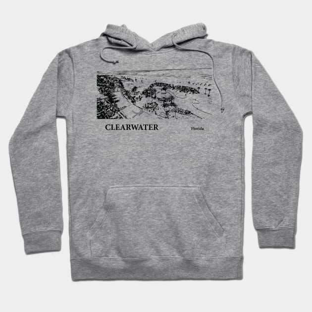 Clearwater - Florida Hoodie by Lakeric